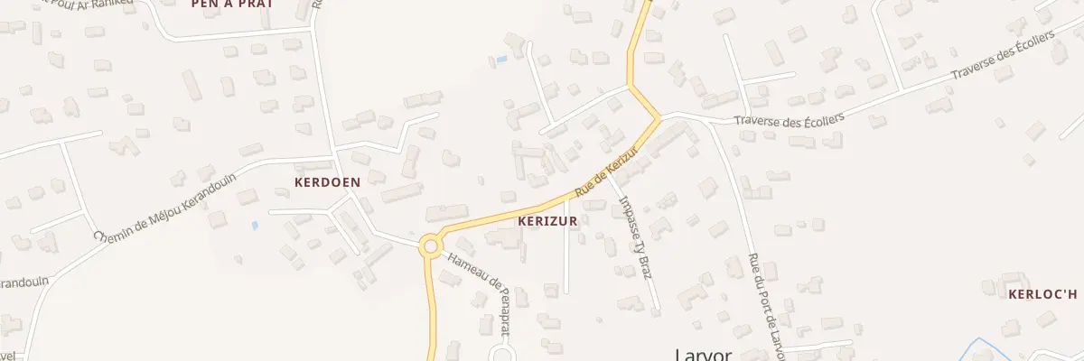 Plan du 14 Rue de Kerizur à Loctudy