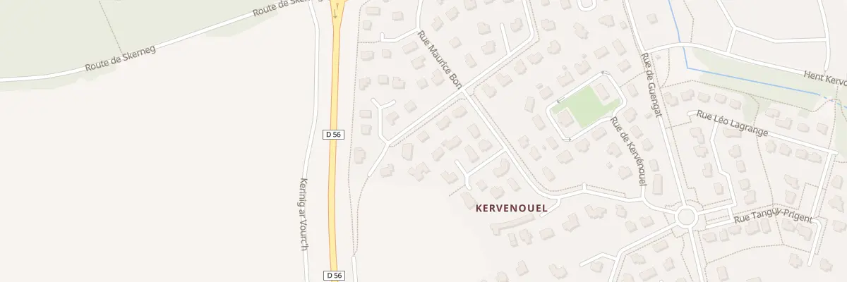 Plan du 5 Rue Paul Borossi à Pluguffan