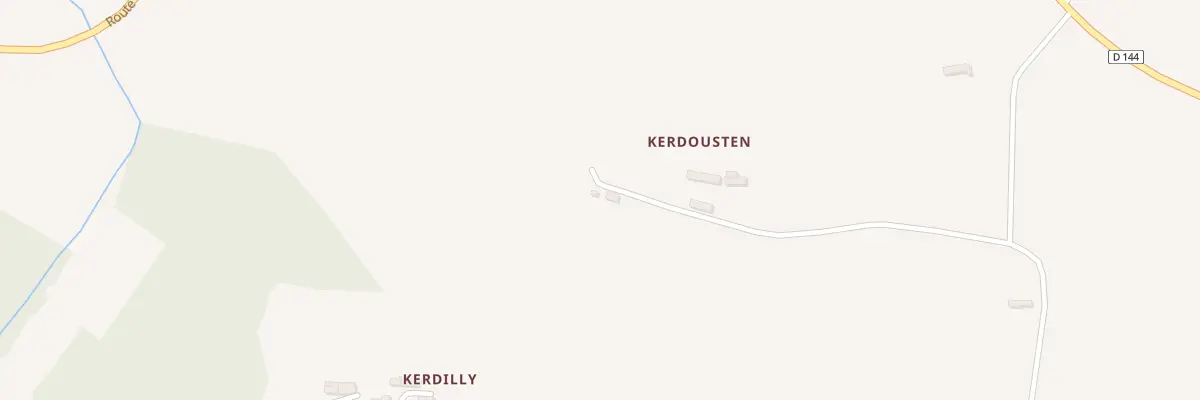 Plan du 228 Kerdousten à Combrit