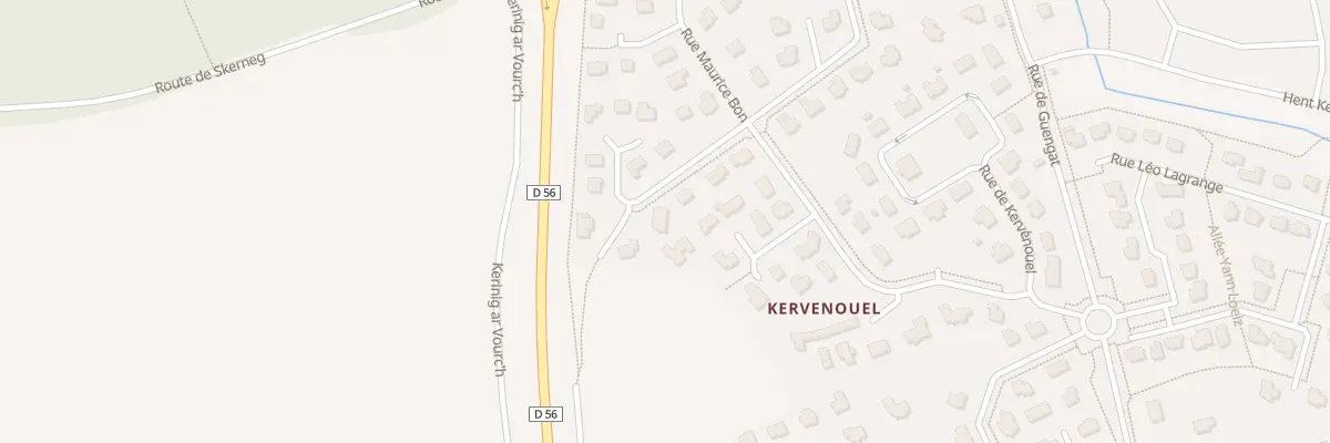 Plan du 7 Rue Paul Borossi à Pluguffan
