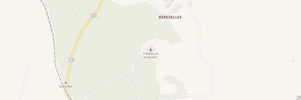 Plan du 68 Kerezellec à Tréflévénez