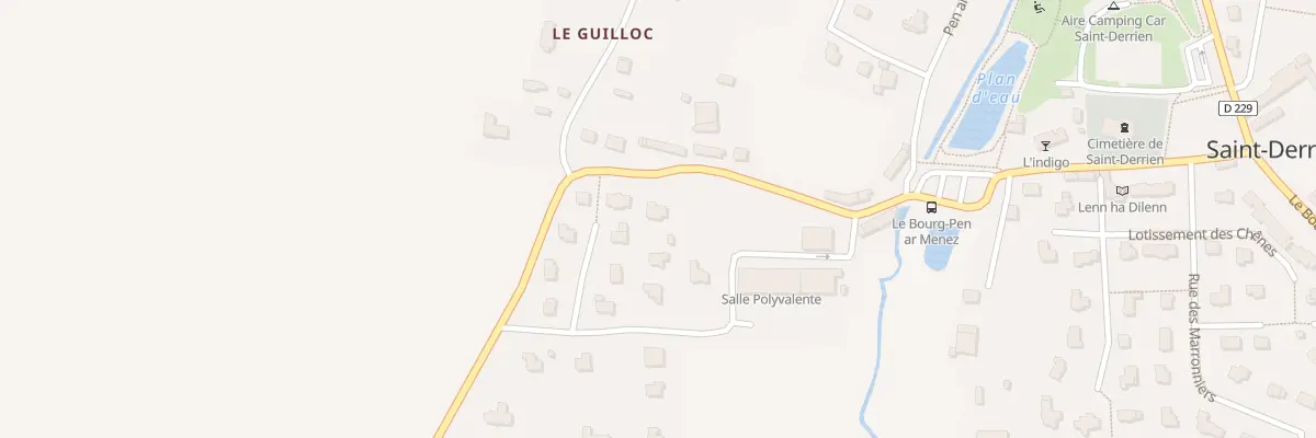 Plan du 3 Guilloc à Saint-Derrien