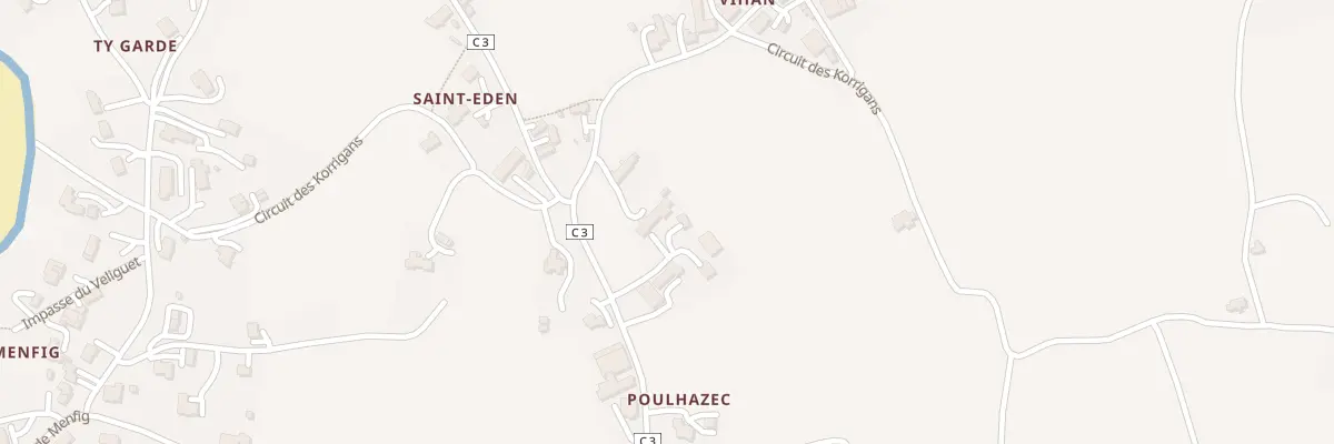 Plan du 600 Poulhazec à Plouescat