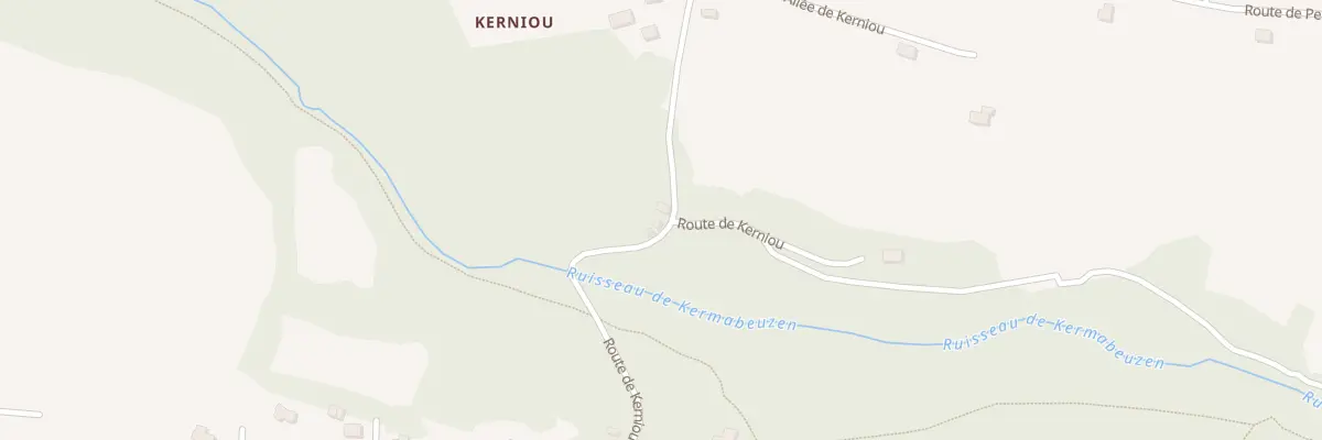 Plan du 32 Rte de Kerniou à Plonéis