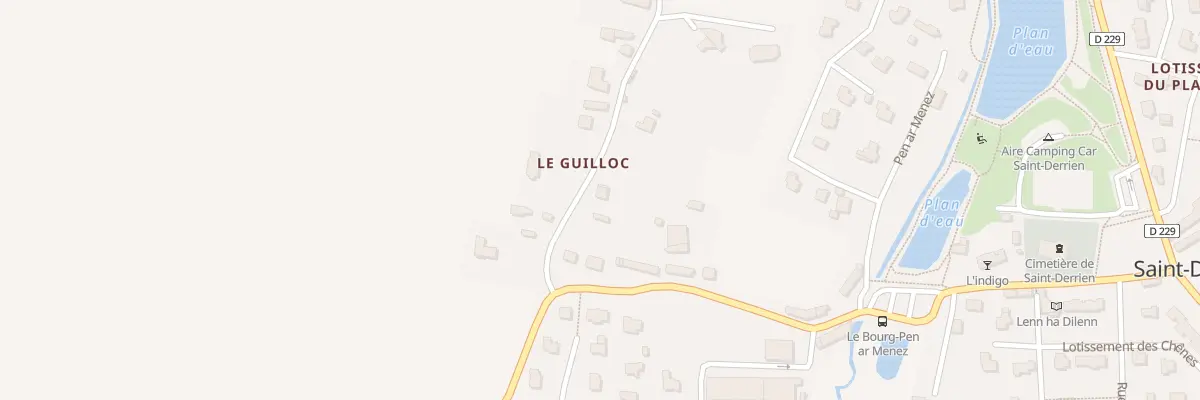 Plan du 1989B Guilloc à Saint-Derrien