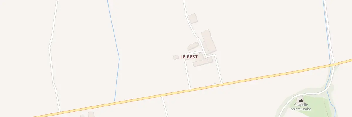 Plan du 127A Le Rest à Ploéven