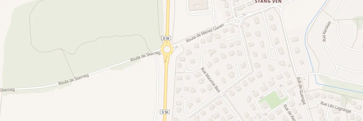 Plan du 13 Rue Maurice Bon à Pluguffan