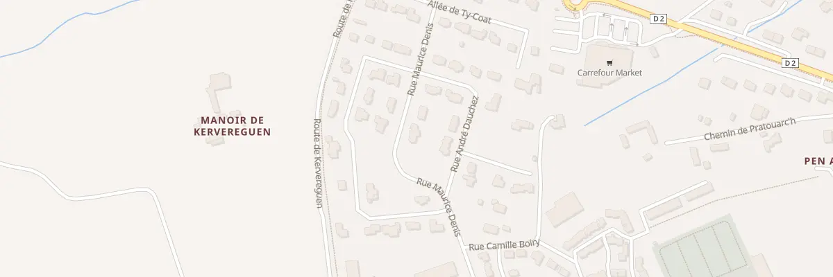Plan du 30 Rue Maurice Denis à Loctudy