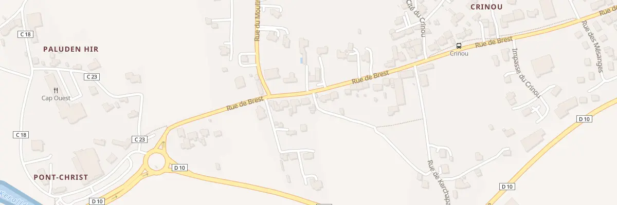 Plan du 77 Rue de Brest à Plouescat