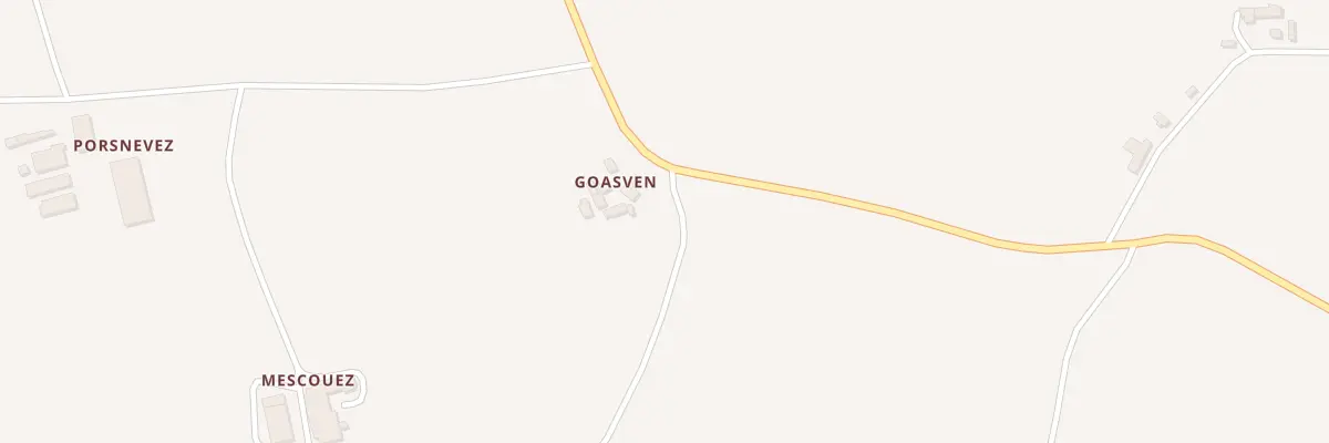 Plan du 5030 Goasven à Lanhouarneau