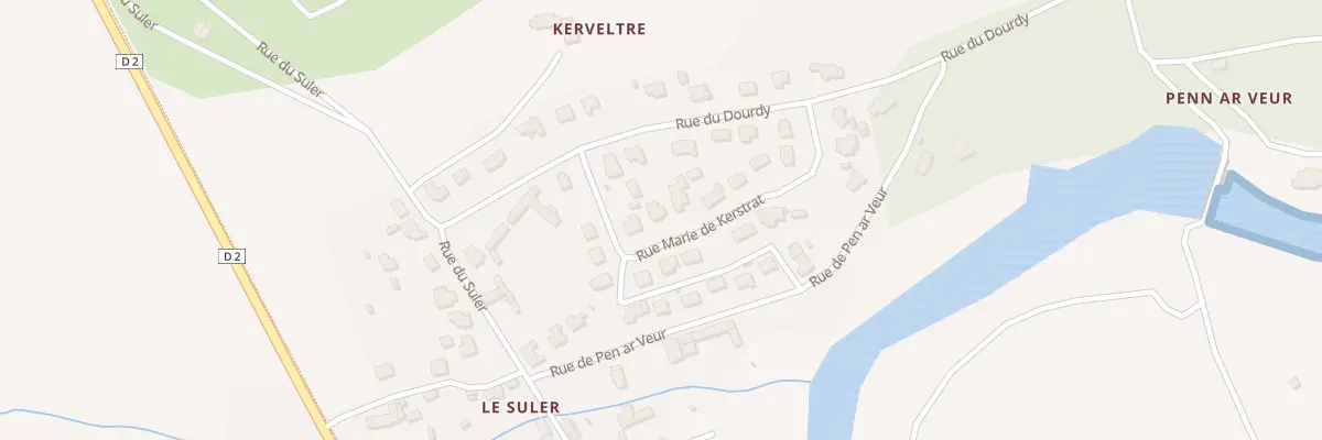 Plan du 24 Rue Marie de Kerstrat à Loctudy