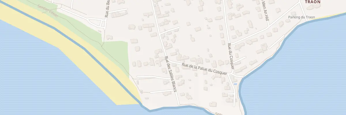 Plan du 1 Rue de la Palue du Cosquer à Loctudy
