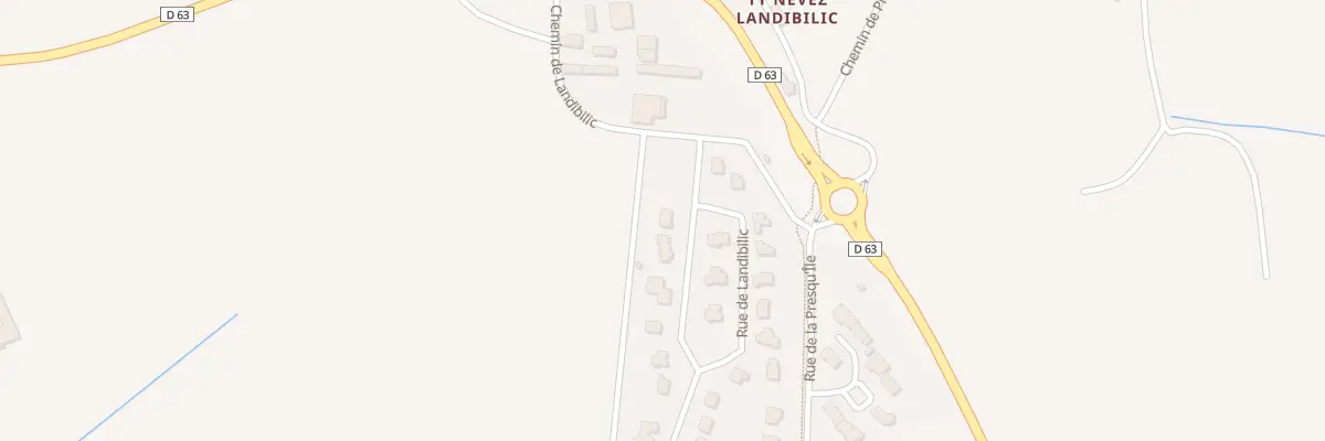 Plan du 17 Rue de Landibilic à Plogonnec