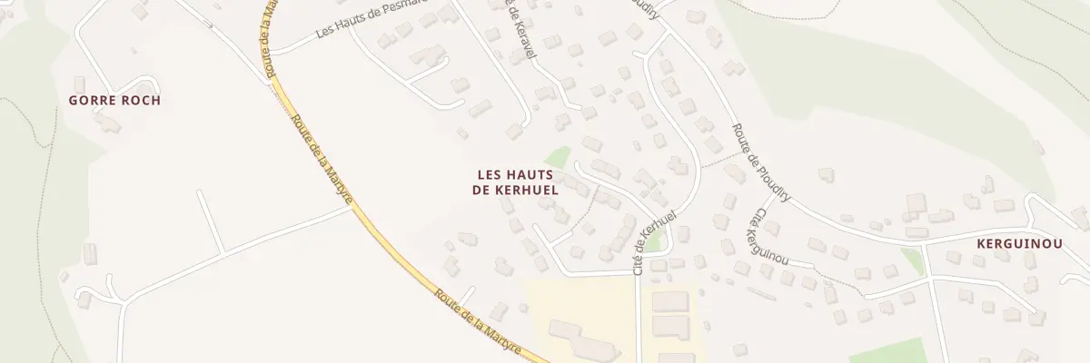 Plan du 5202 Les Hauts de Kerhuel à La Roche-Maurice