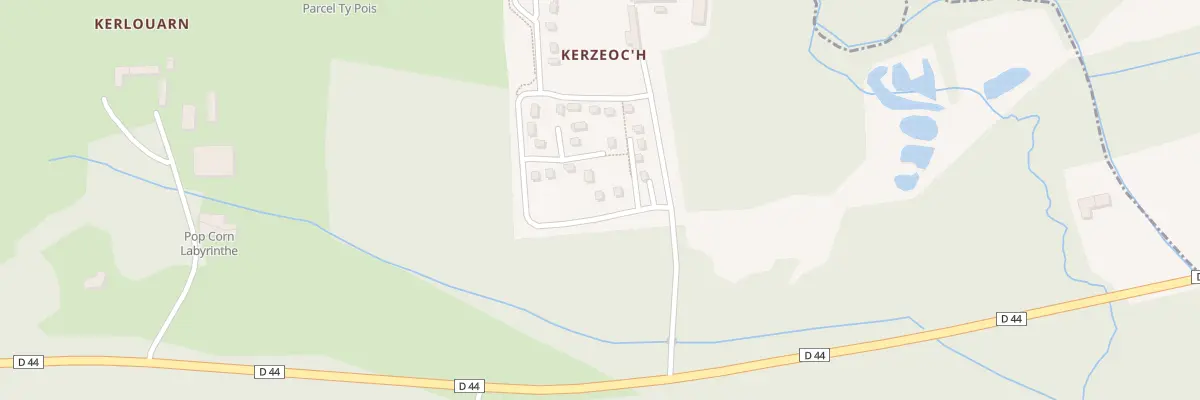 Plan du 9332F Kerseoc H à Pont-l’Abbé