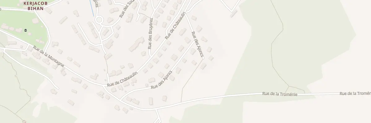 Plan du 17 Rue des Ajoncs à Locronan