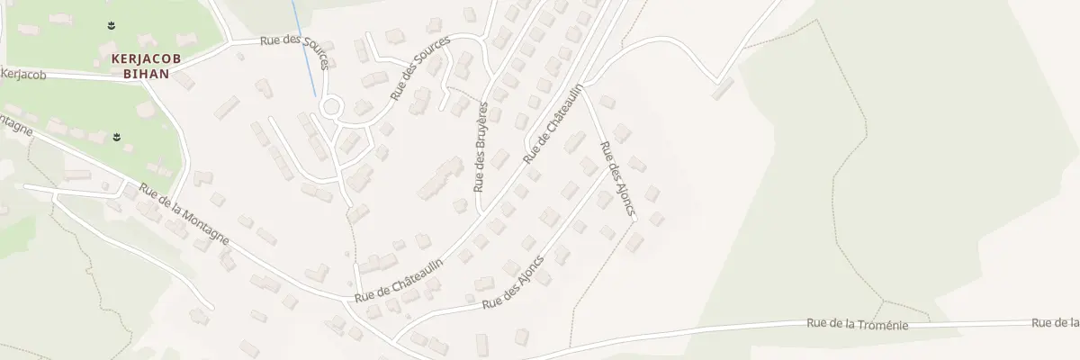Plan du 20 Rue de Châteaulin à Locronan