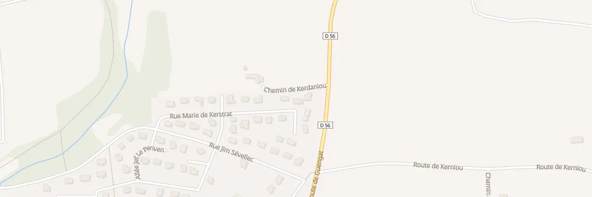 Plan du 21 Rue Marie de Kerstrat à Plonéis