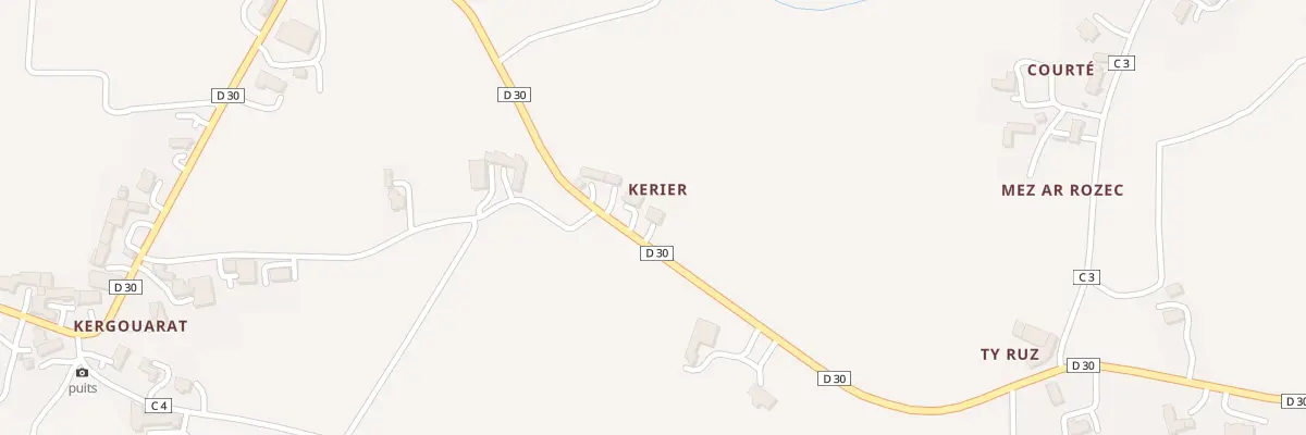 Plan du 6077A Kerier à Plouescat