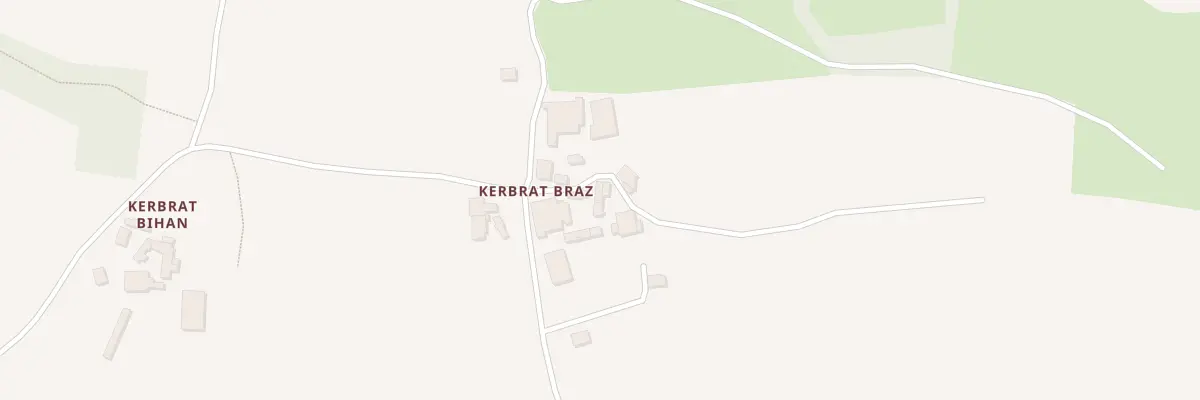 Plan du 195 Kerbrat Bras à Saint-Derrien