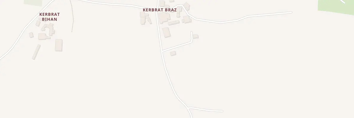 Plan du 1981B Kerbrat Bras à Saint-Derrien
