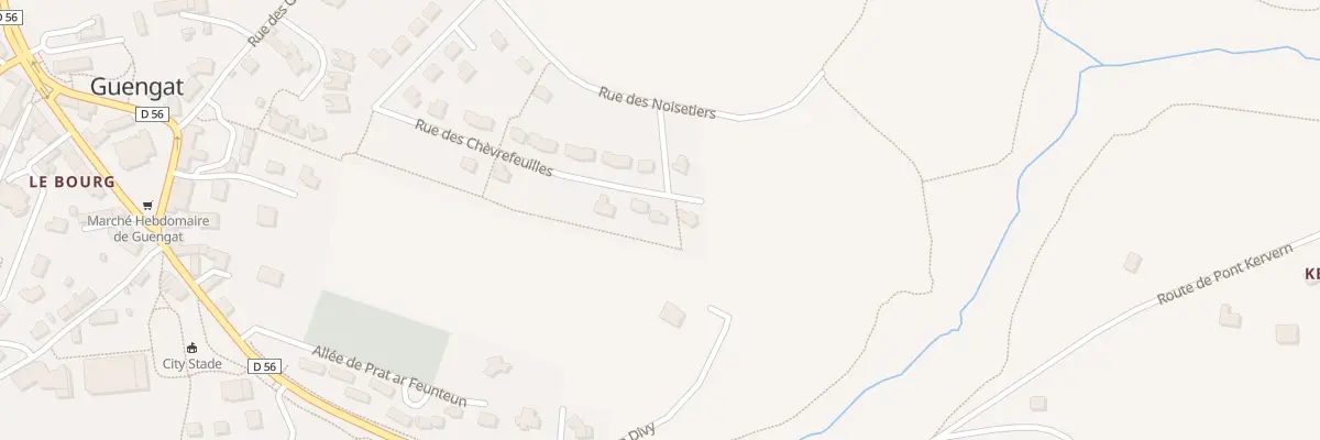 Plan du 29 Rue des Chèvrefeuilles à Guengat