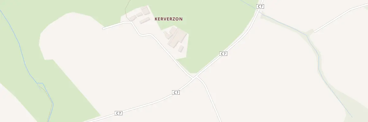 Plan du 2 Kerverzon à Irvillac