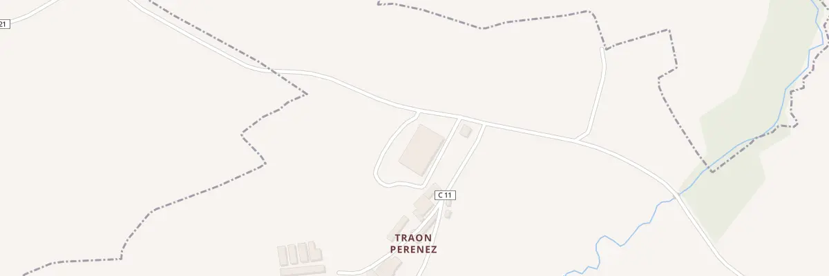 Plan du 2 Traon Perenez à La Martyre