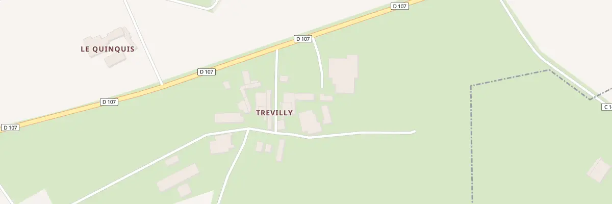Plan du 319 Trevilly à Plonévez-Porzay