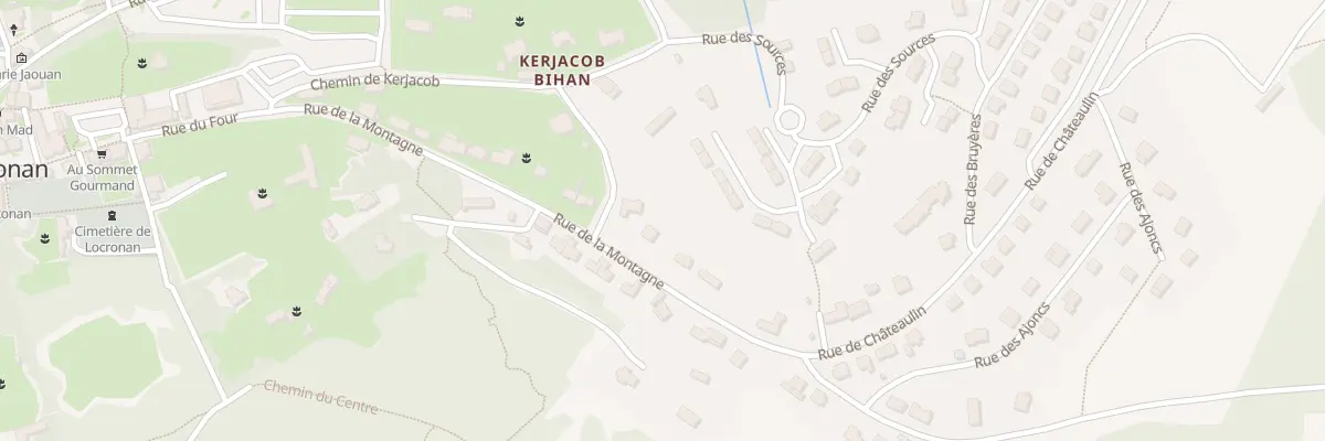 Plan du 27 Rue de la Montagne à Locronan