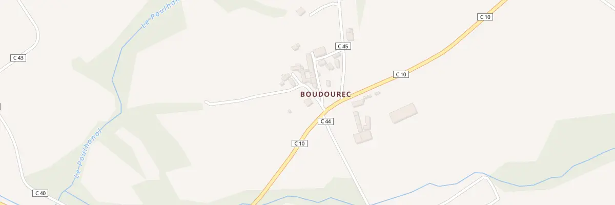 Plan du 30 Boudourec à Hanvec