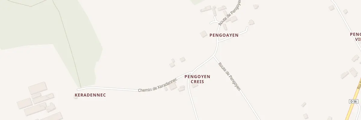 Plan du 5024 Pengoyen à Plonéis