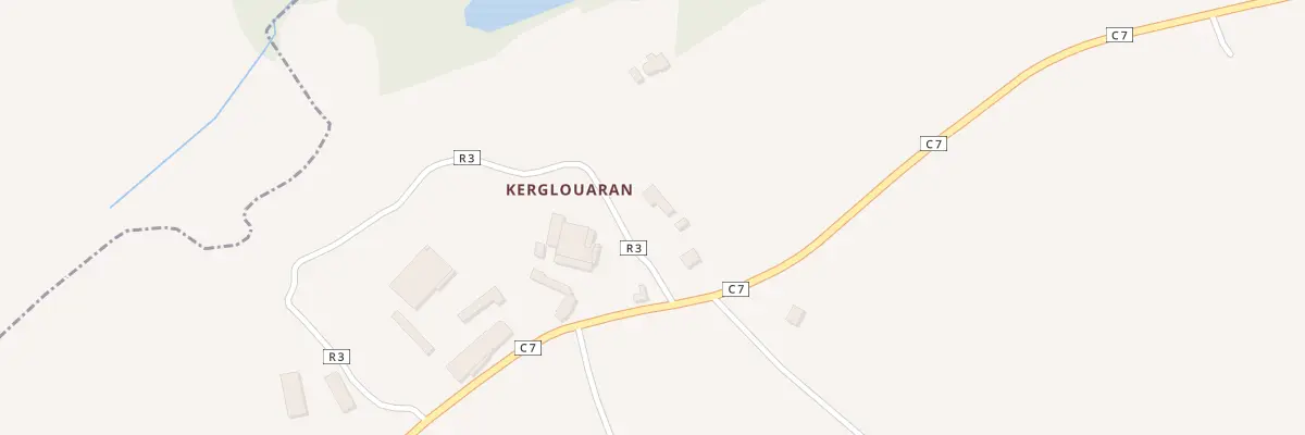 Plan du 5000 Kerglouaran à La Martyre