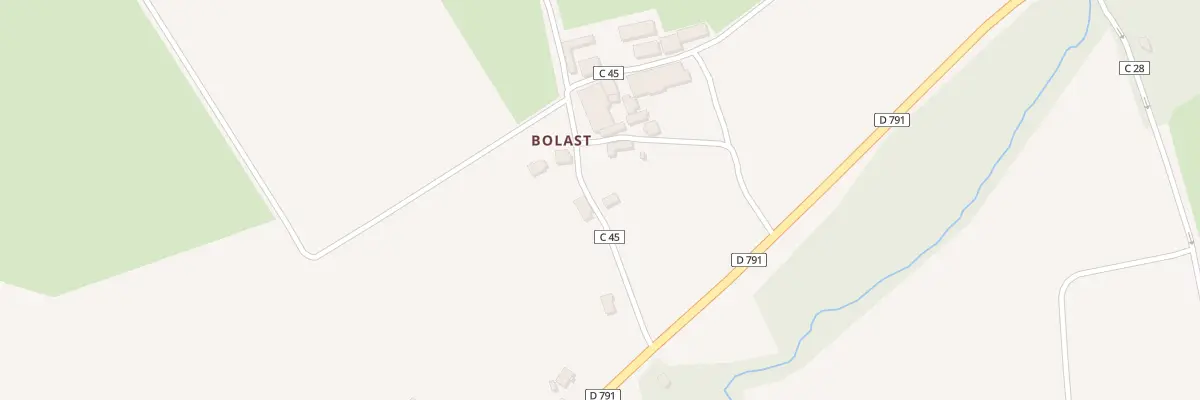Plan du 55 Bolast à Rosnoën