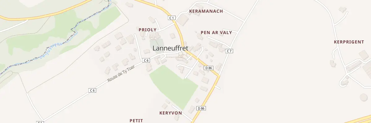 Plan du 10 Pl St-Guévroc à Lanneuffret