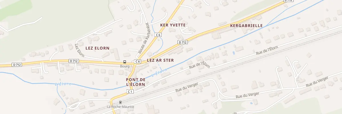 Plan du 8 Lez ar Ster à La Roche-Maurice