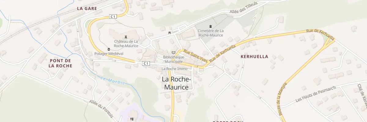 Plan du 3 Rue de la Mairie à La Roche-Maurice