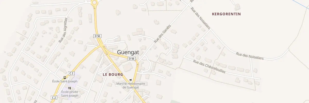 Plan du 3 Rue des Genêts à Guengat