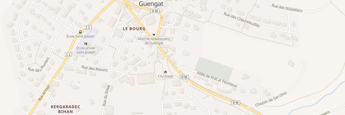Plan du 3 Rue de Bretagne à Guengat