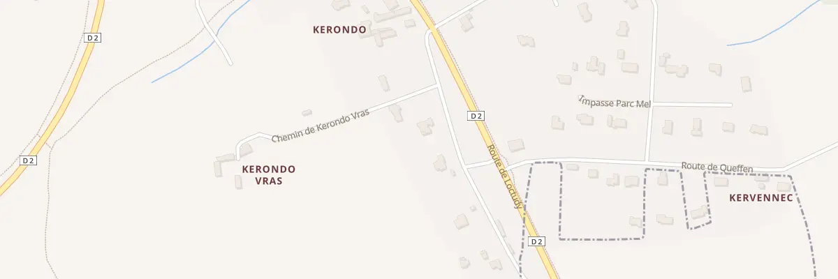 Plan du 19 Che de Kerondo Vras à Pont-l’Abbé