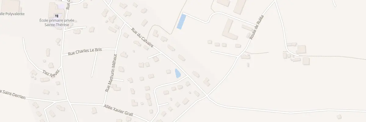 Plan du 7007C Rue du Calvaire à Lanhouarneau