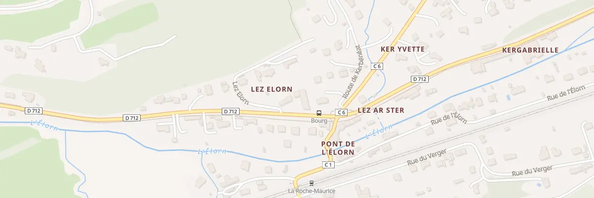 Plan du 6 Lez Elorn à La Roche-Maurice