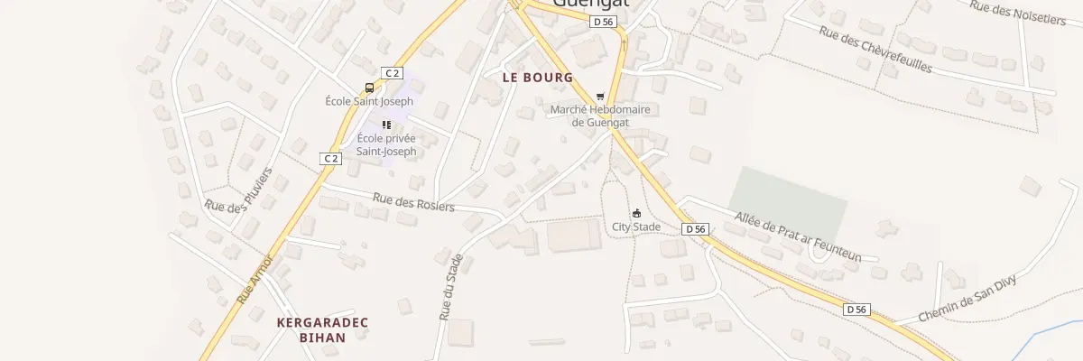Plan du 3 Rue du Stade à Guengat
