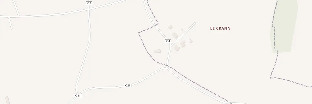 Plan du 5012 Le Crann à La Martyre