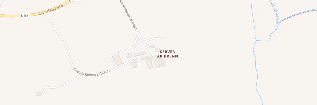 Plan du 1 Che / Hent Kerven Ar Brenn à Pluguffan