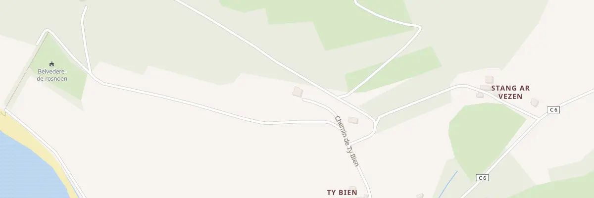 Plan du 290A Kerancleac’h à Rosnoën