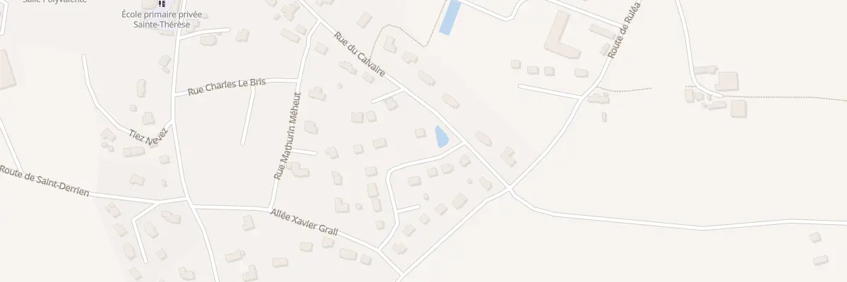 Plan du 28 Rue Per Jakez Hélias à Lanhouarneau