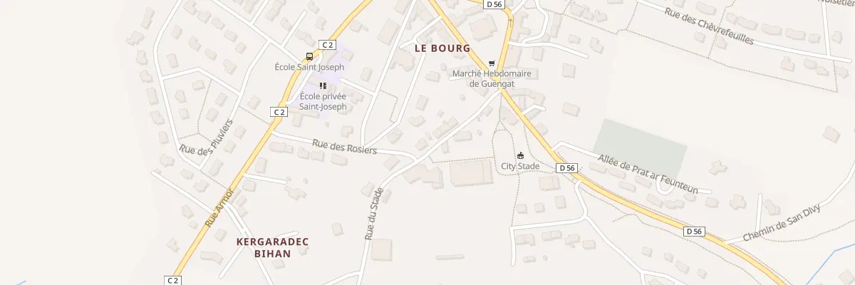 Plan du 9 Rue du Stade à Guengat