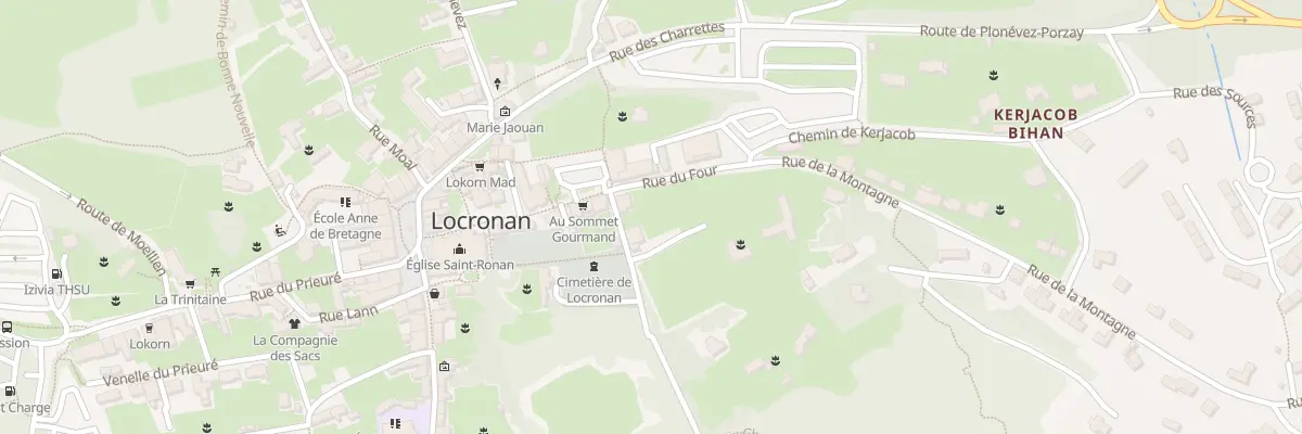 Plan du 198 Ven des Templiers à Locronan