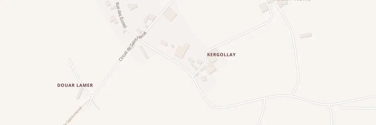 Plan du 5078 Kergollay à Lanhouarneau
